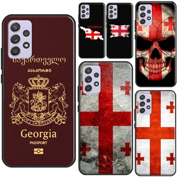 Чехол с Флагом Гранж Джорджии для Samsung A52 A12 A22 A32 A42 A72 A51 A71 A50 A70 A41 A31 A11 A21S A52S Мягкий чехол
