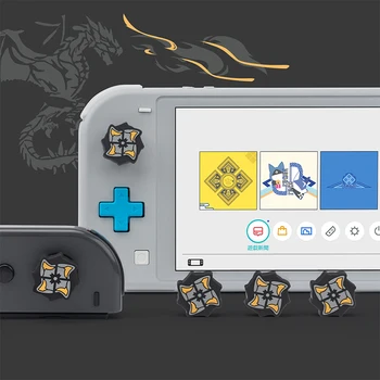 Для Nintendo Switch Case OLED/NS/Lite Аксессуары Силиконовая Мягкая Оболочка Joycon Rocker Caps Для Аксессуаров Switch Консольные Игры