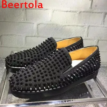Дизайнерская повседневная мужская обувь Beertola, Zapatos De Hombre 2019, модные мужские туфли на плоской подошве в трех стилях, большие размеры