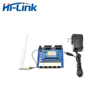 Бесплатная Доставка MT7628 Беспроводной Модуль Wi-Fi маршрутизатора HiLink Поддерживает Тестовую плату Openwrt Linux Gateway HLK-7628N 128 МБ оперативной памяти/32 МБ Флэш-памяти