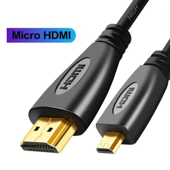HDMI-совместимый Кабель Видеокабели Позолоченные 1.4 4K 1080P 3D Кабель для HDTV Splitter Switcher 1 2 3m 6FT Micro-HDMI-HDMI
