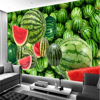 beibehang Пользовательские обои фрески любого размера фото HD арбуз гостиная спальня диван ТВ фон декоративная живопись