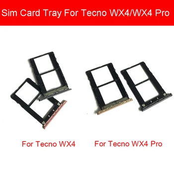 Лоток для SIM-карт для Tecno WX4 Адаптер для карт Micro SD для Tecno WX4 Pro Держатель слота для чтения sim-карт Запасные части