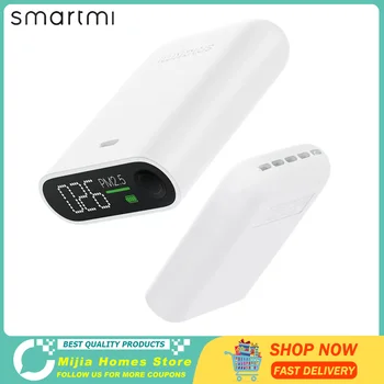 Детектор воздуха Smartmi PM2.5 Мини Портативный чувствительный монитор качества воздуха для домашнего офиса, отеля, светодиодный экран