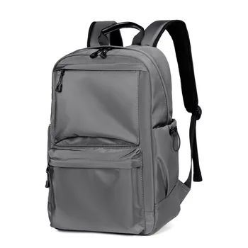 Рюкзак для путешествий DOXUNGOO, модный повседневный однотонный студенческий рюкзак из полиэстера, дышащий, водонепроницаемый, износостойкий и простой