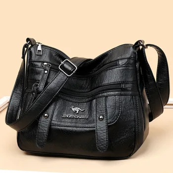 Женская роскошная сумка, модная универсальная сумка через плечо для отдыха, женская сумка из мягкой кожи для поездок на работу, бесплатная доставка