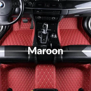 Изготовленные на заказ Кожаные автомобильные коврики для VW Golf 7 2014-2020, Аксессуары для Центра Дропшиппинга, Кожаный коврик для пола Alfombrillas Interior
