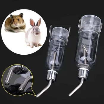 Автоматическая поилка для белок Питьевые Фонтанчики из нержавеющей Стали Поилка для хомяка Шиншиллы Бутылка для воды для домашних кроликов