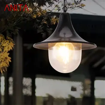 ANITA Открытый ретро подвесной светильник Современная светодиодная лампа Водонепроницаемая для украшения домашнего коридора