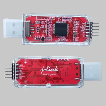Мини-эмулятор JLINK V9 OB debugger ARM downloader STM32 burner TTL виртуальный последовательный порт GD