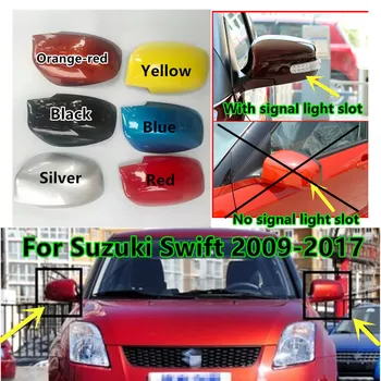 С крышкой прорези для сигнальной лампы, левого водителя, правого пассажира, зеркала заднего вида, крышки рамы для Suzuki Swift 2009-2017