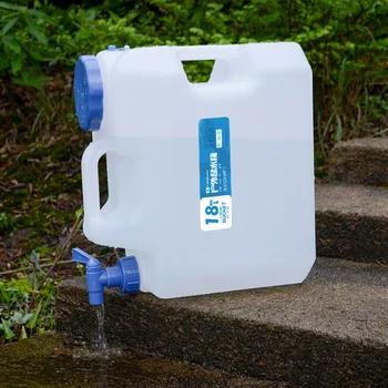 Открытый 18-литровый Контейнер для хранения воды Многоразового использования, Походное Аварийное ведро для воды