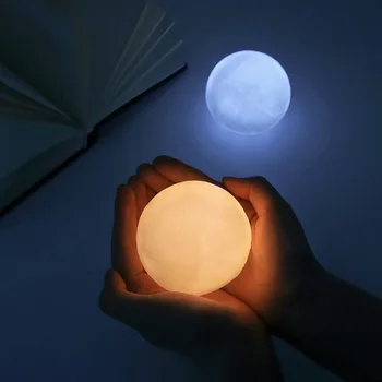 Прикроватная Лампа Moon light Creative Ins для спальни