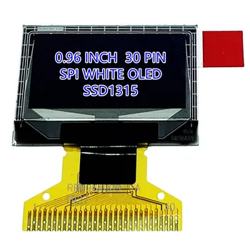0,96-дюймовый 30P SPI Белый OLED-экран SSD1315 с интерфейсом IIC 128*64
