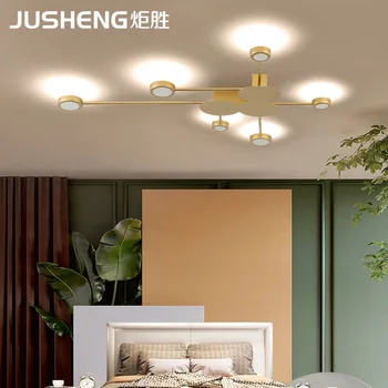 потолочные светильники современное освещение спальни в прихожей подвесные светильники абажуры для ламп тканевый потолочный светильник light ceiling