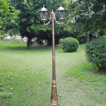 7'11' 7 футов 11 футов Американский европеец со стержнем классический открытый газонный светильник винтажный садовый светильник с шестом