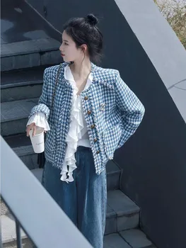 Пальто Xiaoxiangfeng, женский короткий стиль, Весна и осень 2023, Новинка Ранней весны, популярное высококачественное корейское меньшинство