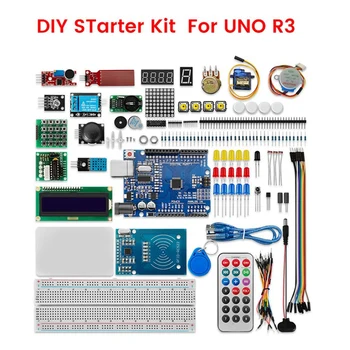 Стартовый набор Программируемое электронное обучение DIY Для проекта UNO Стартовый набор с руководством по UNO R3