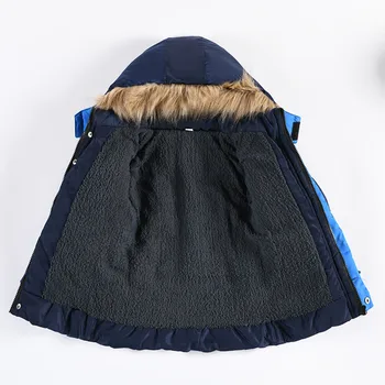 Размер 14 Пальто Детская Зимняя Куртка Для Мальчиков Пальто С Капюшоном Модная Детская Теплая Одежда Куртка Для Мальчиков Детективный Тренч Для мальчиков