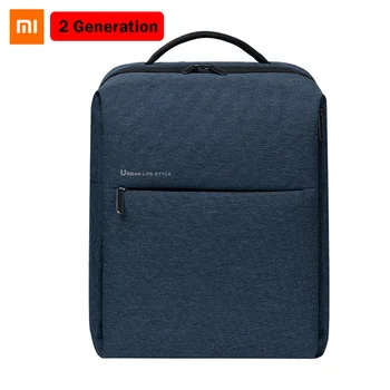 Оригинальный Xiaomi Urban Simple Backpack 2 Поколения Mi Shoulders Bag Рюкзак Школьный Рюкзак Спортивная Сумка для Ноутбука 15,6 дюймов