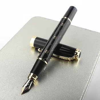 Высококачественная Металлическая авторучка Jinhao EF / F Nib, Офисные Школьные принадлежности, чернильная ручка Kawaii для письма
