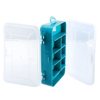 Пластиковая коробка для деталей Винтовой компонент ящик для инструментов Тонкое мастерство Двусторонний ящик для хранения инструментов