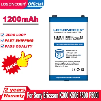 1200 мАч BST-30 Аккумулятор Для Sony Ericsson K300 K506 F500 F500i J200c J200i J210i K300a K300c Аккумулятор Мобильного телефона ~ В наличии