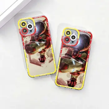 Прозрачный чехол Для Телефона Angel Eyes Для iPhone 14 13 12 11 Pro Max Mini XR XS Max X XS 7 8 6 6S Plus SE 2022 Железный Человек Тони Старк