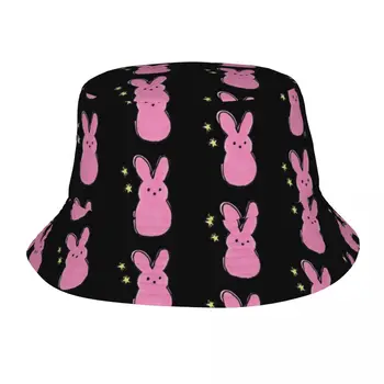Маленькая шляпа-ведро с кроликом Lil Peep, Весенний головной убор для пикника, Рыболовная шляпа рыбака для пеших прогулок, женская шляпа Боба, упаковываемая