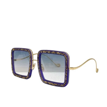 Брендовые дизайнерские солнцезащитные очки, женские Цветные Квадратные солнцезащитные очки, женские футуристические солнцезащитные очки в стиле ретро, Прямоугольные солнцезащитные очки