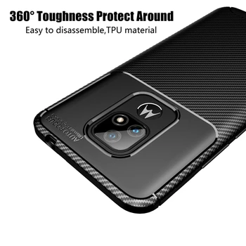 Для Motorola Moto E7 2020 Чехол Мягкий силиконовый бампер из ТПУ с антидетонационным покрытием, матовая задняя крышка Moto E7 2020 Чехол для телефона Moto E7 2020