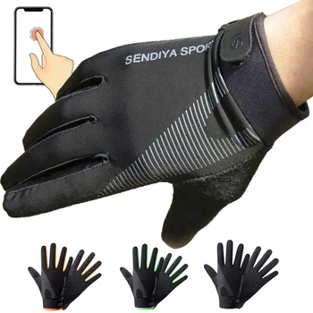 Спортивные перчатки Мужские Велосипедные перчатки с сенсорным экраном на весь палец Мотоциклетные Велосипедные перчатки Мотоциклетные перчатки для езды на горном велосипеде M / L / XL