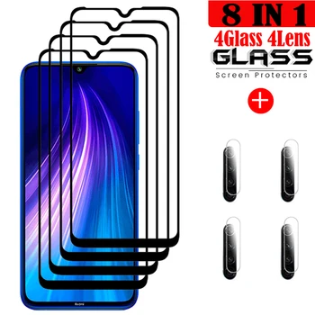 Для Redmi Note 8 стекло Xiaomi Redmi Note 8T Закаленное стекло с полным клеевым покрытием Защитная пленка для экрана Redmi Note 8 2021 Пленка для камеры