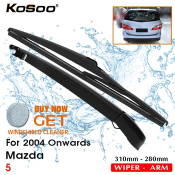 Заднее лезвие KOSOO Auto для Mazda 5310 мм 2004 года выпуска, рукоятка щеток стеклоочистителя заднего стекла, аксессуары для стайлинга автомобилей