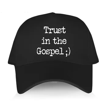 Роскошная брендовая кепка в классическом стиле, весенне-летние шляпы для мужчин Trust in the Gospel, дышащие бейсболки из хлопка унисекс для улицы