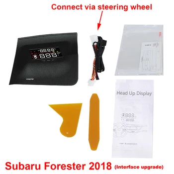 Для Subaru Forester SK 2019-2023 Автомобильный дисплей HUD Head Up с выделенными исходными данными Проектор лобового стекла в режиме реального времени