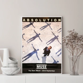 Muse Absolution Обложка музыкального альбома Плакат Певица Музыкальная звезда Холст Фотоискусство Печать плаката Настенное украшение (без рамки)