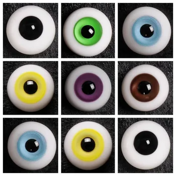 Кукла BJD Eyes Размер глазного яблока 1/3 1/4 1/6 1/8 yosd SD MSD Светло-Серый Темно-Зеленый черный коричневый Красно-Фиолетовый Дымчатый 8 10 12 14 16
