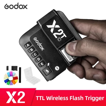 Беспроводной передатчик вспышки Godox X2 Trigger X2T-C X2T-N X2T-S X2T-F X2T-O TTL HSS 1/8000 s для Canon Nikon Sony Fuji Olympus