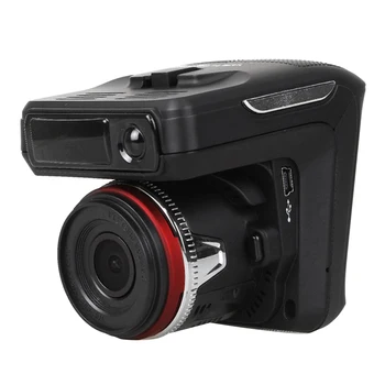 Автомобильный видеорегистратор X7 2-В-1, электронный детектор скорости для собак, радарный монитор, двухголосый автоматический видеомагнитофон 