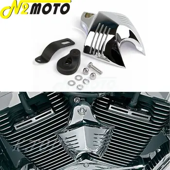 Алюминиевая мотоциклетная хромированная крышка с V-образным щитком для Harley Big Twins/Evo/Twin Cam 1992-2012 Высококачественная крышка цилиндра