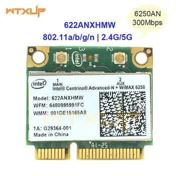 Двухдиапазонный беспроводной адаптер Wi-Fi 2,4 ГГц и 5 ГГц 6250an для сетевой карты Intel Centrino Advance-N 622ANXHMW Mini PCI-E