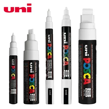5 шт./лот Uni Posca Paint Pen Marker, 5 Размеров PC-1M 3M 5M 8K 17K Живопись Рисование Художественными Маркерами На водной основе Акриловыми