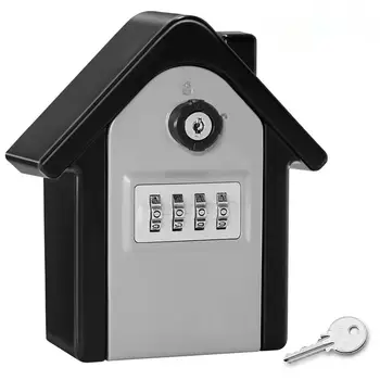 Большой Противоугонный Ящик Для ключей С Паролем, Защитный Замок, Металлический Ящик Для Хранения, Подходящий Для Многофункционального Страхового ящика Для ключей
