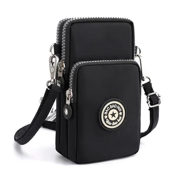 Новый спортивный кошелек, сумка для мобильного телефона, сумка через плечо, чехол, поясная сумочка, портмоне, кошелек для монет, Ретро-ключница, Маленькая сумка для денег