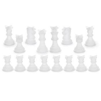 Форма для шахмат из смолы, силиконовые формы для шахмат, форма для смолы, формы для литья из эпоксидной смолы, формы для изготовления поделок своими руками, подарок на День рождения