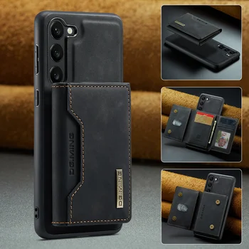 Слот для карт, чехол-бумажник, кожаный чехол для Samsung Galaxy S23 Ultra, S22 Plus, S21, S20, FE Fold, 3/4, защитный чехол для чехла