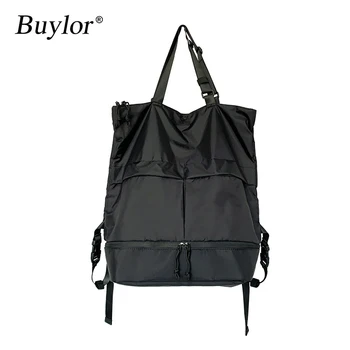 Buylor, рюкзак большой емкости, нейлоновая водонепроницаемая спортивная сумка, женская и мужская повседневная сумка для путешествий, молодежные школьные сумки, сумка