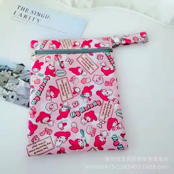 Мультяшный кошелек Sanrio hello kitty, сумка для хранения my Melody, сумочка для мальчиков и девочек с корицей, держатель для карт, пенал для карандашей