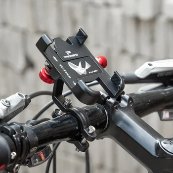 Держатель для крепления телефона MTB, Вращающийся на 360 ° Алюминиевый Регулируемый держатель для велосипедного телефона, Нескользящая велосипедная сумка, прямая поставка